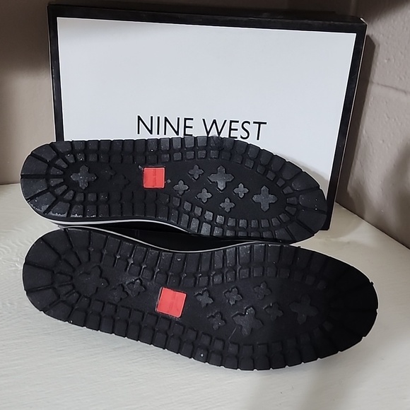 Nine West Hayden PVC black rain bootie womans sz 8 - Picture 4 of 7